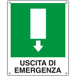 20107X - Cartello uscita di emergenza