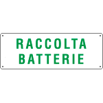 2145S - Etichetta adesiva raccolta BATTERIE