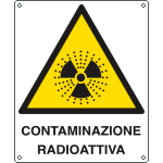 416301K - Cartello pericolo contaminazione radioattiva
