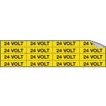 9101C - Foglio n.16 etichette adesive 24 VOLT