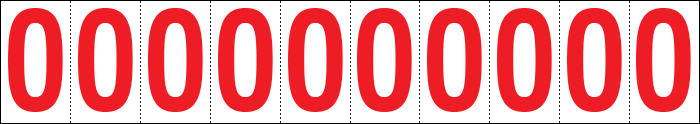 914O - Foglio n.10 etichette adesive B/R lettera O