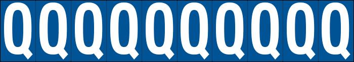 924Q - Foglio n.10 etichette adesive B/B lettera Q