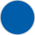 9634E - Etichetta adesiva bollino BLU per vetri