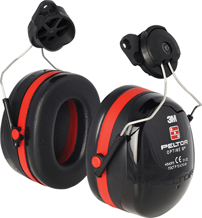 APH543 - Cuffia PELTOR OPTIME III attacco elmetto G3000