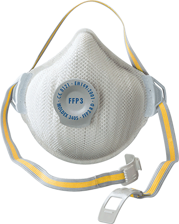 APM3305 - Facciale filtrante Moldex classe FFP2 R D con valvola Serie AIR PLUS