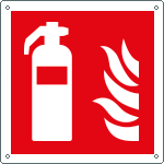 E15107X - Cartello antincendio estintore solo simbolo EN ISO 7010