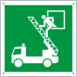 E15120K - Cartello emergenza finestra recupero salvat..solo simbolo EN ISO 7010