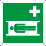 E15179K - cartello emergenza barella di emergenza EN ISO 7010