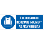 E191501K - cart.   indossare indumenti alta visibilita'  EN ISO 7010