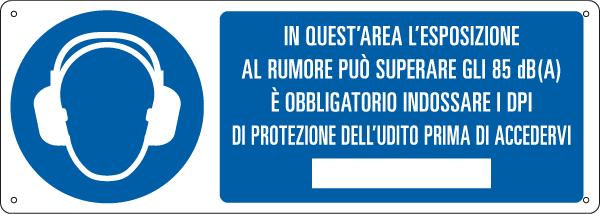 E19562K - Cartello obbligo in quest'area l'esposizione EN ISO 7010