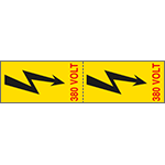 E91513A - foglio n. 2 etic.aut."zagaglia+380 VOLT"