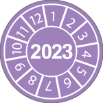 EBC49623 - confezione da 250 bollini datario anno 2023