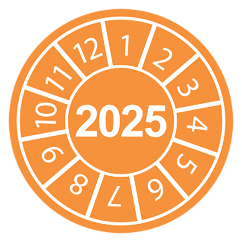 EBC49625 - confezione da 250 bollini datario anno 2025
