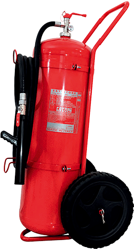 ECPK100 - Estintore carrellato POLVERE kg 100 A B1 C