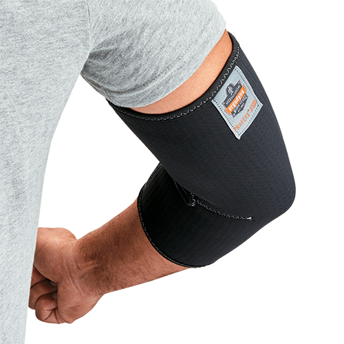 EDS650XL - gomitiera in neoprene perforato 650 e maglia spandex col.NERO tg.XL