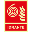 EL20117KS - Etichetta fotoluminescente  idrante