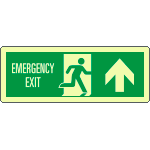 EL720303WA - Cartello luminescente emergency exit Nord EN ISO 7010