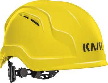 ELE91Y - elmetto da lavoro ZENITH BA AIR col.GIALLO,sz cinturini,reg.a rondella