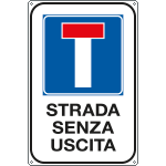 FA5619Y - Cartello scatolato strada senza uscita