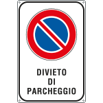 FA5629Y - Cartello scatolato Divieto di parcheggio