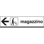 FA6806L - Cartello scatolato MAGAZZINO sinistra