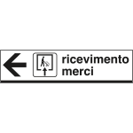 FAR6801L - Cartello RICEVIMENTO MERCI sinistra