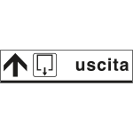 FLR6805A - Tabella indicazione USCITA avanti