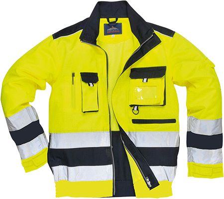 PWT1050L - Giacca Lille HI gliallo/navy tg.L