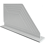 SCS050S - separatore magnetico colore grigio lunghezza mm 500 h. mm 200