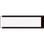 SCS4015W - Etichette magnetiche 150x40 con cartoncino scrivibile