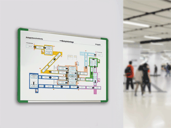 SEMPCST - segnale in alluminio METAL per planimetrie formato A3+GRAFICA