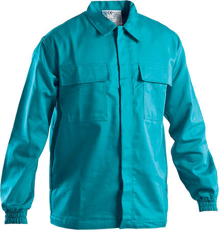 TASP512/50 - giacca collo a camicia con bottoni per operazioni saldatura tg.50