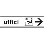 [FA6807D] FA6807D - Cartello scatolato UFFICI destra
