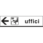 [FA6807L] FA6807L - Cartello scatolato UFFICI sinistra