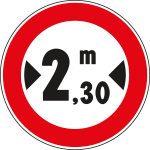 [FAR242065] FAR242065 - Disco rifrangente NF 65 TRANSITO vietato LARG.m:___