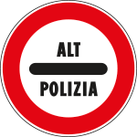 [FAR260098] FAR260098 - Disco rifrangente NF 98 ALT POLIZIA
