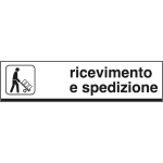 [FAR6825] FAR6825 - Cartello RICEVIMENTO E SPEDIZIONE