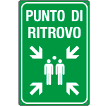 [FL5668K] FL5668K - Cartello  PUNTO DI RITROVO