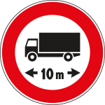 [FLR241067] FLR241067 - Cartello NF 67 TRANSITO vietato LUNGHEZZA m..._
