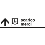 [FLR6814A] FLR6814A - Tabella indicazione SCARICO MERCI avanti