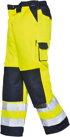 [PWT1051/4XL] PWT1051/4XL - Pantaloni Lyon HI giallo/navy tg.4XL