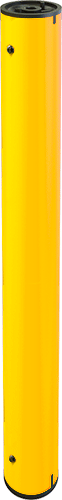 [TSMS27Y] TSMS27Y - colonnina GIALLA h.cm 81 da abbinare a testine da 5/10 mt e alla base