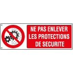 [YF1831K] YF1831K - Sign prohibition NE PAS ENLEVER LE..