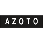 [9739] 9739 - Etichetta adesiva fondo nero AZOTO