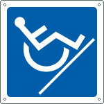 [15206X] 15206X - Cartello informazione scale disabili