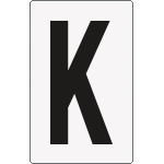 [8682BN] 8682BN - Cartello lettera K