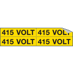 [9147B] 9147B - Foglio n. 4 etichette adesive 415 VOLT