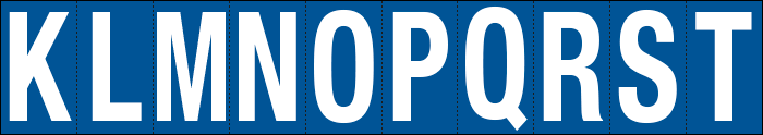 [924KT] 924KT - Foglio n.10 etichette adesive B/B lett.da K a T