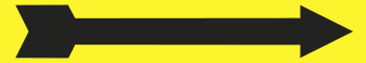 [9390AY] 9390AY - Foglio n. 1 etichette adesive giallo freccia nera