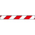 [9415P] 9415P - Pannello autoadesivo righe bianco rosso